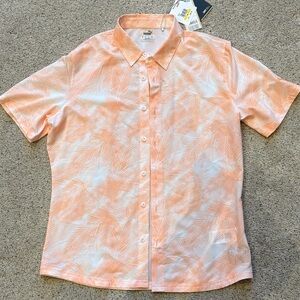 Puma Men's Tropical Orange Golf Shirt